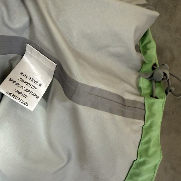 Peter Millar Element 4 Short Sleeve 1/4 Zip Golf Pullover XL Green Jacket READ - Picture 10 of 10